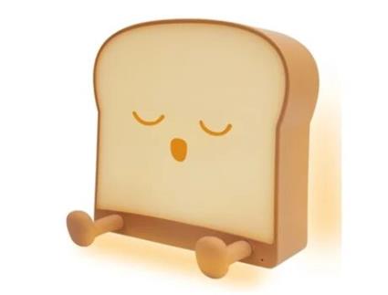 Candeeiro de Noite Cool Toast Bread Night Lamp Adultos Homens Ideias de Prendas para Ela Mãe Filha Irmã Melhores Amigas FPSP