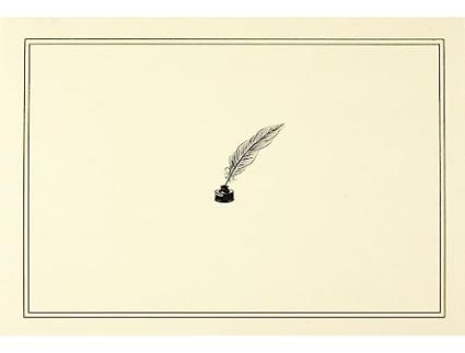 Livro Note Card Quill Pen Ink de Peter Pauper Press (Inglês)