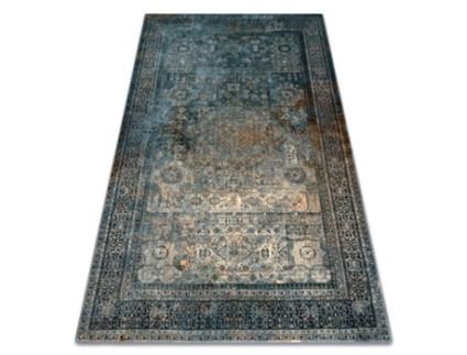 Tapete DYWANY LUSZCZOW Omega Mamluk Roseta Lã Azul (135x200cm)