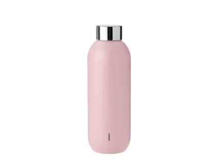 Garrafa de Ãgua 600Ml - Keep Cool Rosa Claro STELTON