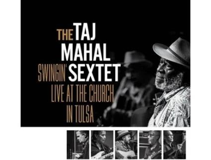 The Taj Mahal Sextet Swingin' Live At The Church In Tulsa 2Lp Vinil Branco Salpicado de Amarelo e Preto Edição Limitada