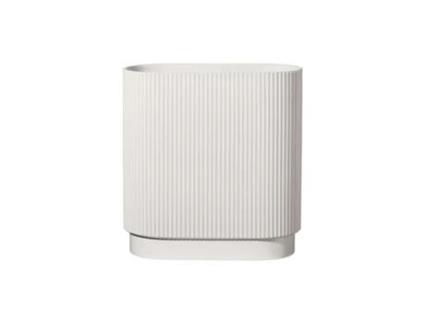 Floreiro 34.5Cm Oval Branco Artdeco ASA SELECTION