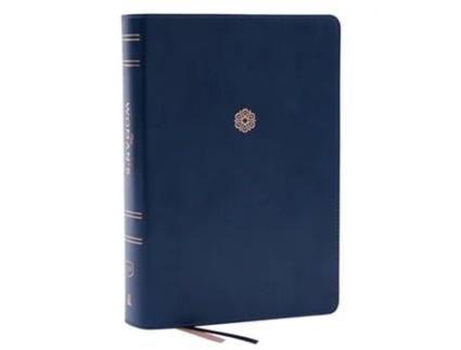 Livro KJV, The Womans Study Bible, Blue Leathersoft, Red Letter, FullColor Edition, Comfort Print de Thomas Nelson (Inglês)