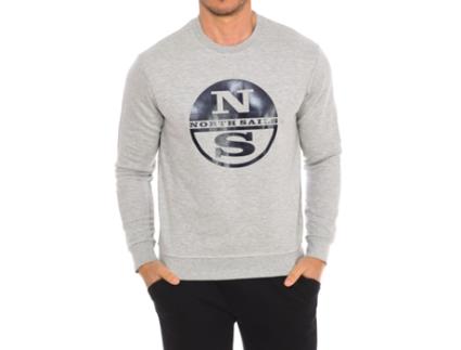 Sweatshirt de Homem NORTH SAILS Cinzento (2XL)