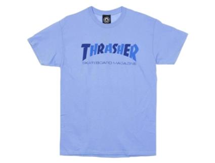 T-Shirt de Homem THRASHER Corta Azul (S)