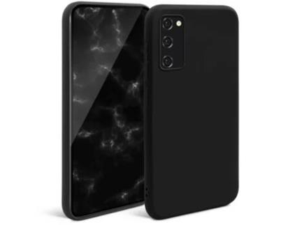 Capa Série Fina Acabamento para Samsung MOOZY Textura Macia Preto
