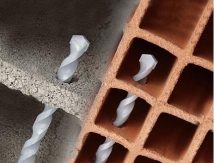 Broca para Concreto Wallster 2 Cortadores Sds Plus 104 14 Comprimento. Útil 200 Longo. Total 260 DIAGER