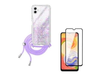 Capa Shinnyhands Free Strongglass para Samsung Galaxy A06 CAPASMART Roxo