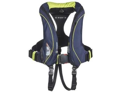 Colete Salva-Vidas com Arnês Lanterna e Capuz Ergofit 290N CREWSAVER