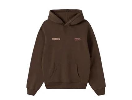 Sweatshirt de Homem SUPERB Algodão Castanho (XL)