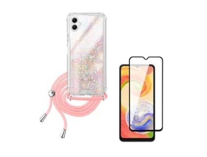 Capa Shinnyhands Free Strongglass para Samsung Galaxy A16 5G CAPASMART Rosa
