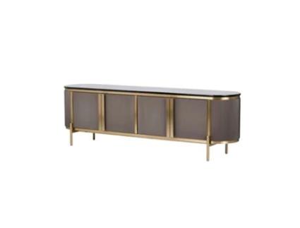 Movel Tv FURNLUX PREMIUM Stilig Cinzaescuro Madeira de Engenharia 200X40X60 Cm