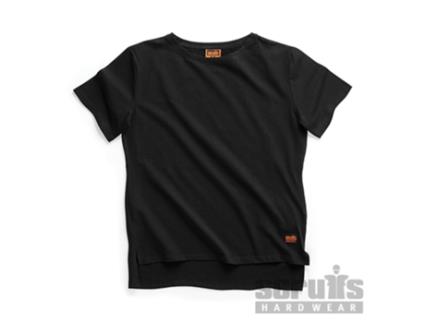 SCRUFFS T55279 Camiseta Manga Corta para Mujer Trade Color Negro