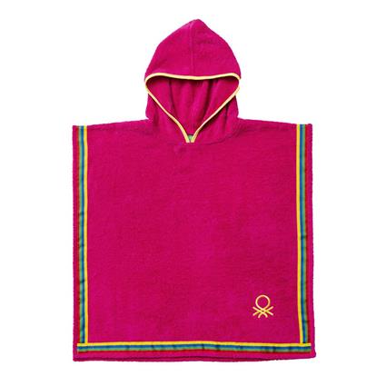Poncho  Kids Cor de Rosa