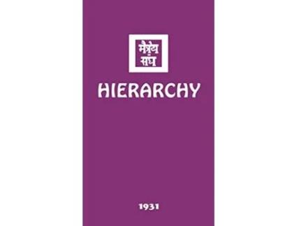 Livro Hierarchy de Agni Yoga Society (Inglês - Capa Dura)