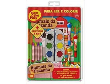 Livro Super Color Pack Animais da Selva de Dcl (Português)