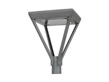 Luminária Led 60W Aventino Square Lumileds Philips Xitanium Iluminação Pública 2700K Assimétrica 160ºx60º Branco Quente LEDKIA