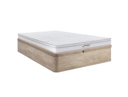 Sommier Cofre Wolkentanz MORGENGOLD Tecido Bege (140x190cm)