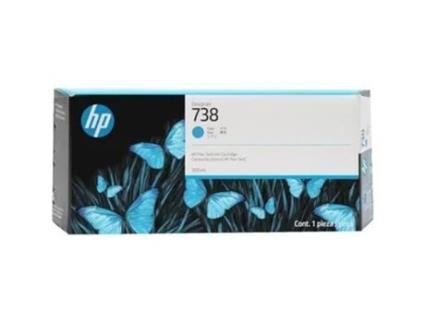 Tinta HP/Tinta HP 738 Ciano Designjet de 300 Ml