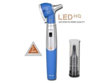 Otoscópio Heine Mini 3000® F.O. Led 2 5V com Cabo a Pilhas- Azul Gima S.P.A.