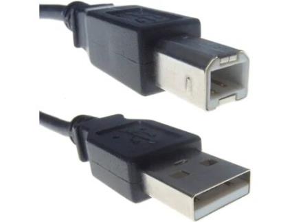 Cabo de Dados CONNEKT GEAR (USB A - USB B - 3 m - Preto)