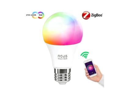 Lâmpada Led Smart Zigbee E27 Rgbw Cct 2700-6500K 9W 810Lm P3Z NOUS