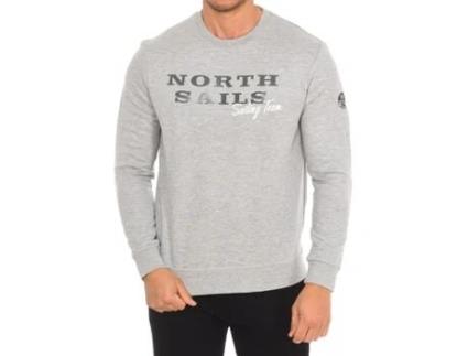 Sweatshirt de Homem NORTH SAILS Cinzento (L)