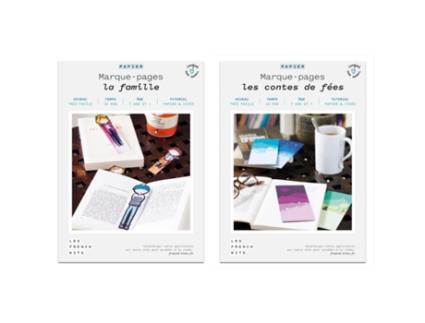 2 Caixas de Papel Diy 12 Marcadores Les French Kits