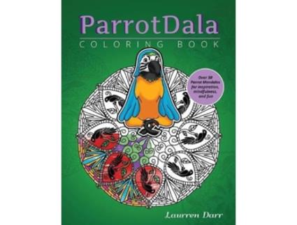 Livro ParrotDala Coloring Book de Laurren Darr (Inglês)