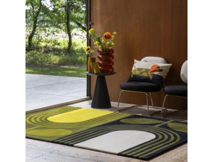 Tapete de sala listrado verde tulipa 160X230 ORLA KIELY