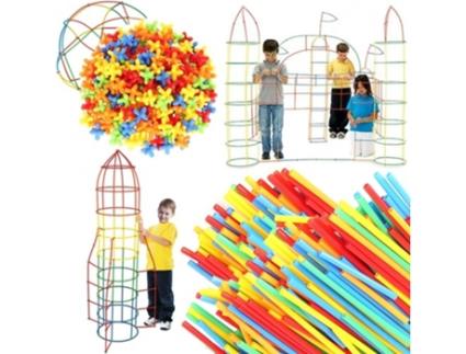 Blocos Canudos Conjunto 408 Unid. 22408 KRUZZEL