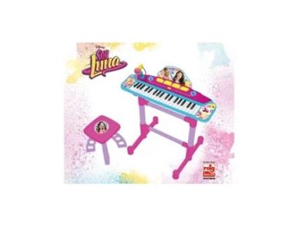 Órgão com pé e bancada eu sou Luna SOY LUNA (Idade minima recomendada: 3 anos)