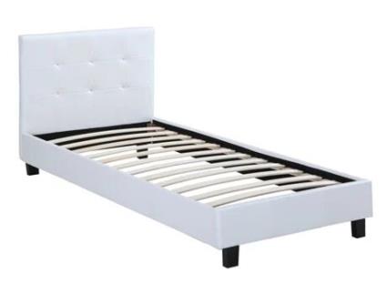 Cama ''Julia'' color Blanco - 90 x 190 cm