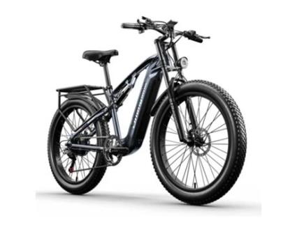 Bicicleta Elétrica SHENGMILO Mx05 Bafang1000W Motor de Pico 48V17.5Ah Bateria Samsung Cinza