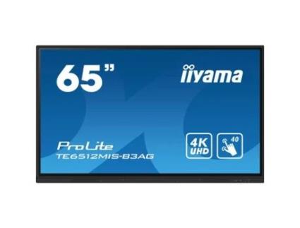 Monitor IIYAMA TE6512MIS-B3AG (Preto - 65' - LCD - 4K Ultra HD - 8 ms)