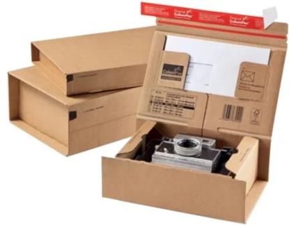 Caixa de Envio de Encomendas COLOMPAC Post Tamanho: M Marrom