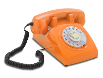 Telefone Fixo OPIS TECHNOLOGY T60cab-orange Laranja