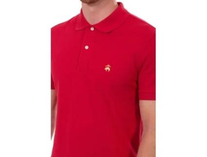 Polo Ultrafina de Homem BROOKS BROTHERS Algodão Vermelho (M)