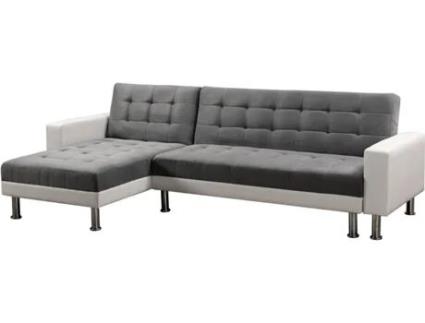 Sofá HABITAT ET JARDIN Theo  4 Lugares Cinzento (258x75 cm - Madeira e Contraplacado)