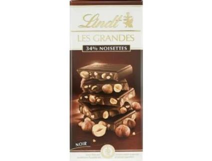Tablete de Chocolate Negro Les Grandes Avelãs LINDT