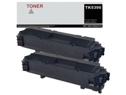 TK5390 pacote 2 toner preto compatível com Kyocera TK5390BK GENÉRICO