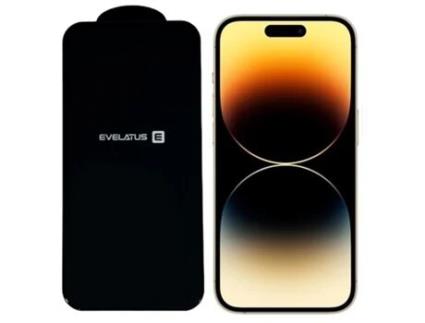 Vidro 3D EVELATUS Corning Gorilla Ultra 10X Super Forte para Apple Iphone 14 Pro Preto