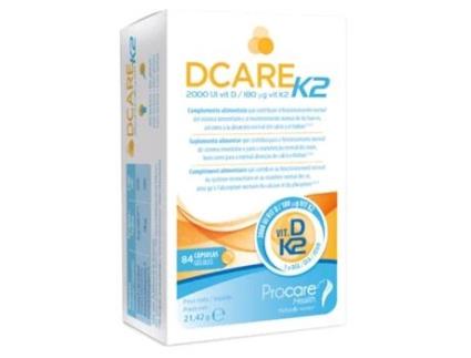 Dcare K2 84 Cápsulas PRODECO PHARMA