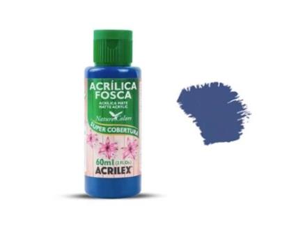 Tinta Acrílica Fosca ACRILEX Azul Turquesa 501 -60Ml