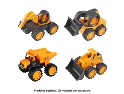 Veículos Teamsterz Construção Com Rodas Robustas Jcb 18cm Variadas (Idade Mínima Recomendada:  meses)