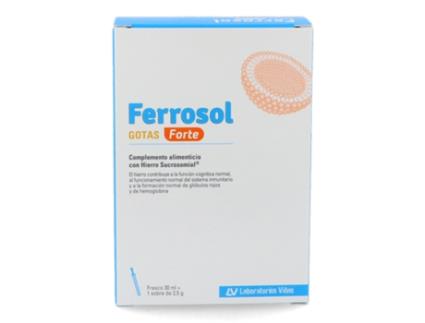 Suplemento Alimentar VIÑAS Viñas Ferrosol Gotas Forte Sol 30 Ml