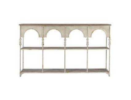 Estantes HOME ESPRIT Branco Natural Metal 159 X 36,5 X 91 cm