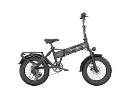 Bicicleta Elétrica G-FORCE Re 250W Bateria de 48V 20Ah Velocidade Máxima de 25Km/H Alcance 120Km Travões de Disco Hidráulicos Suspensão Dupla Preto