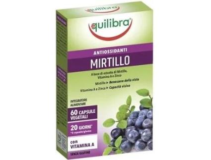 Suplemento Alimentar EQUILIBRA Blueberry Vegicaps (60 pérolas)