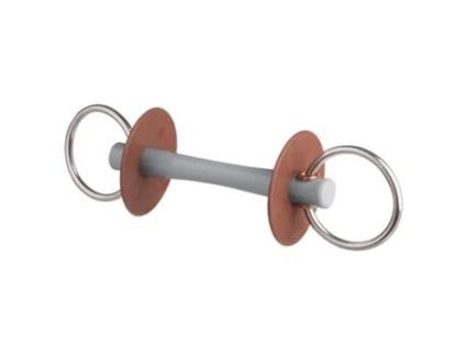 Duro Snaffle Comfort Bar 7.5 Cm Mordeu Prateado 130 Mmberis